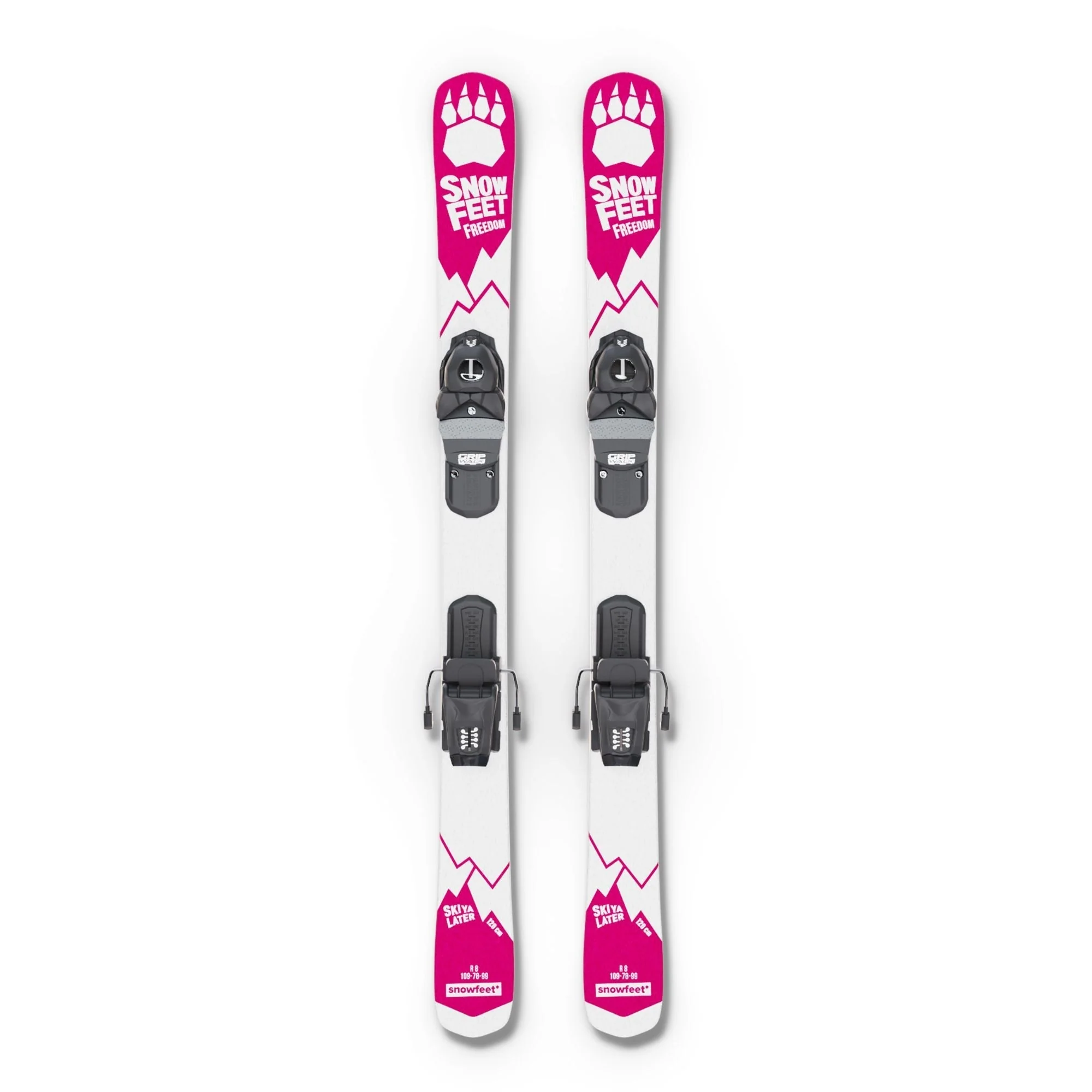 Snowfeet* Short Skis | 130 CM | Skiblades Skiboards Snowblades - Image 15