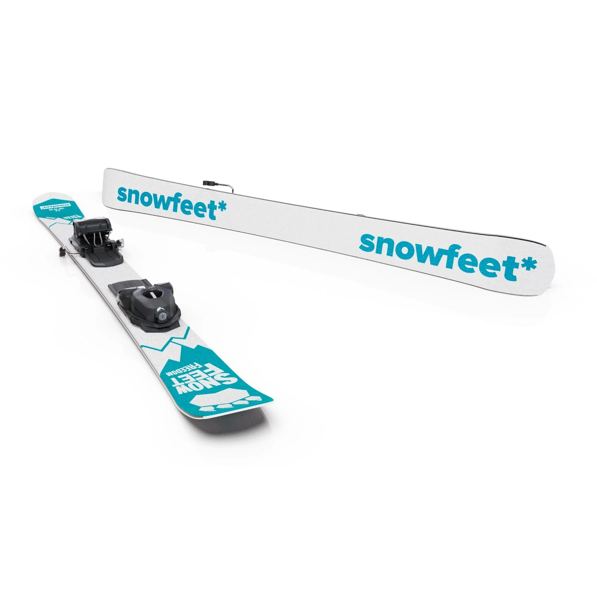 Snowfeet* Short Skis | 140 CM | Skiblades Skiboards Snowblades - Image 13