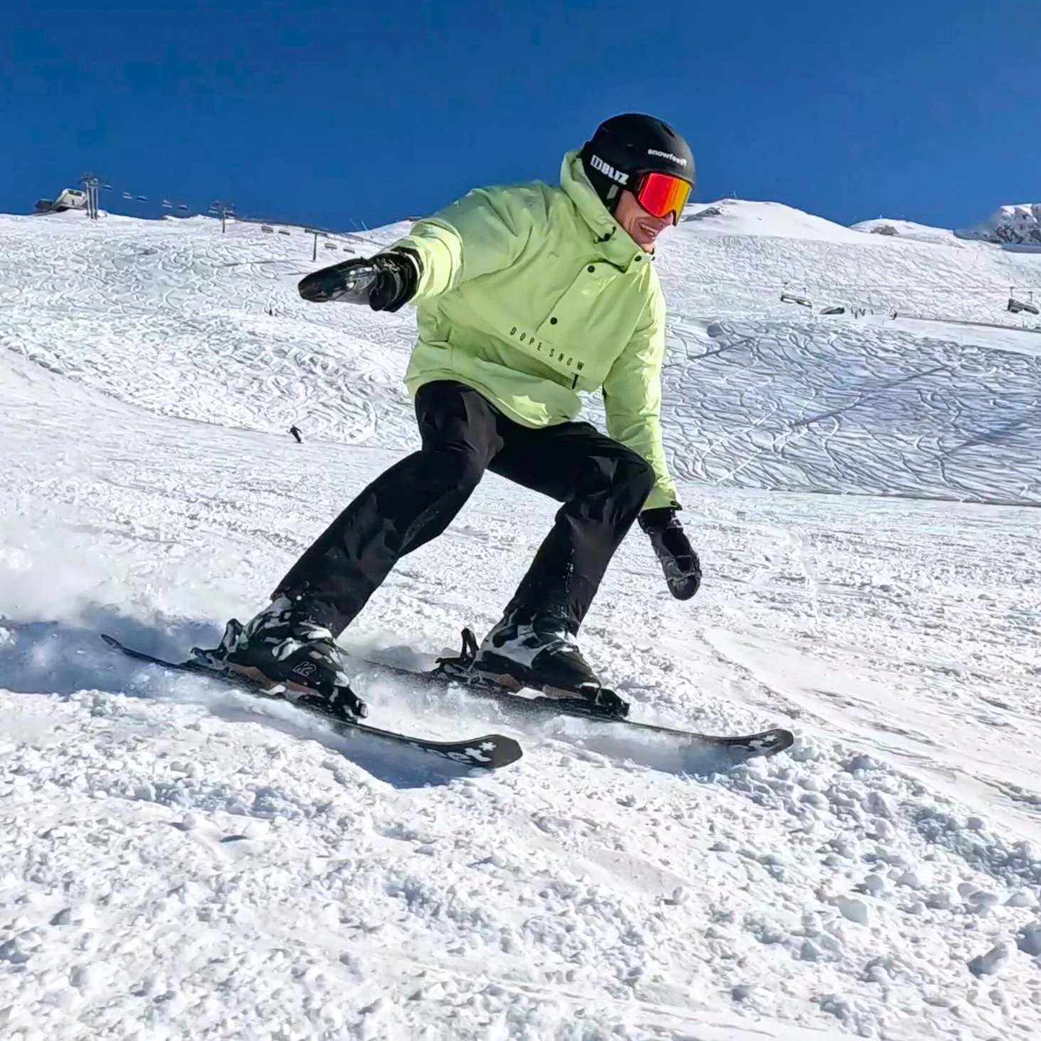 Snowfeet* Short Skis | 120 CM | Skiblades Skiboards Snowblades - Image 8