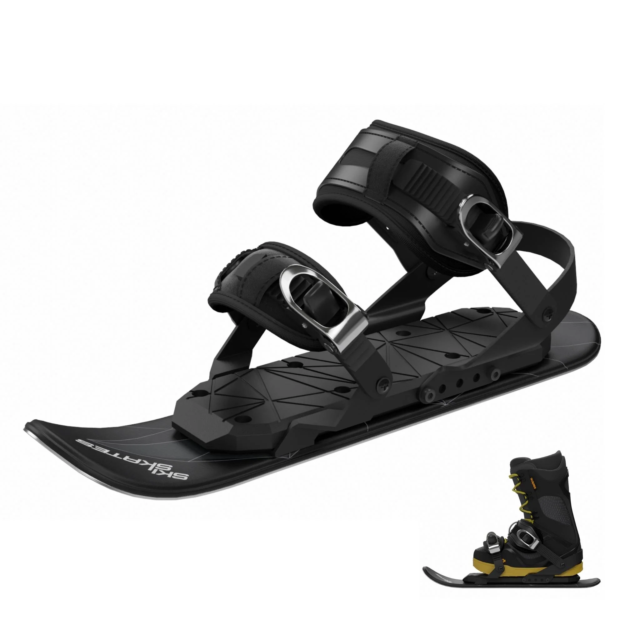 Snowfeet* 44 CM | Skiskates | Skiblades Skiboards Snowblades | Snowboard Boots Model - Image 12