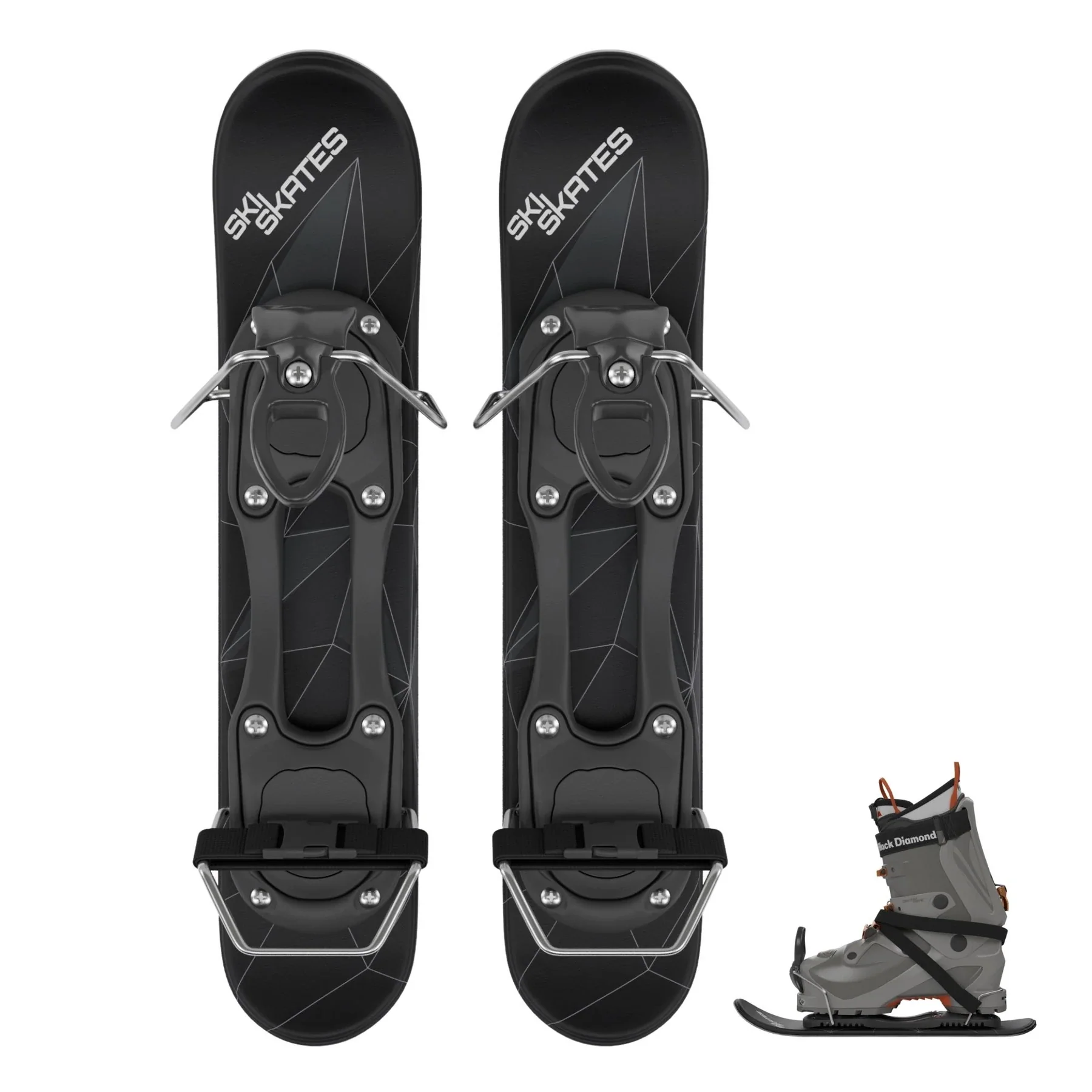 Snowfeet* 44 CM | Skiskates | Skiblades Skiboards Snowblades | Snowboard Boots Model - Image 35