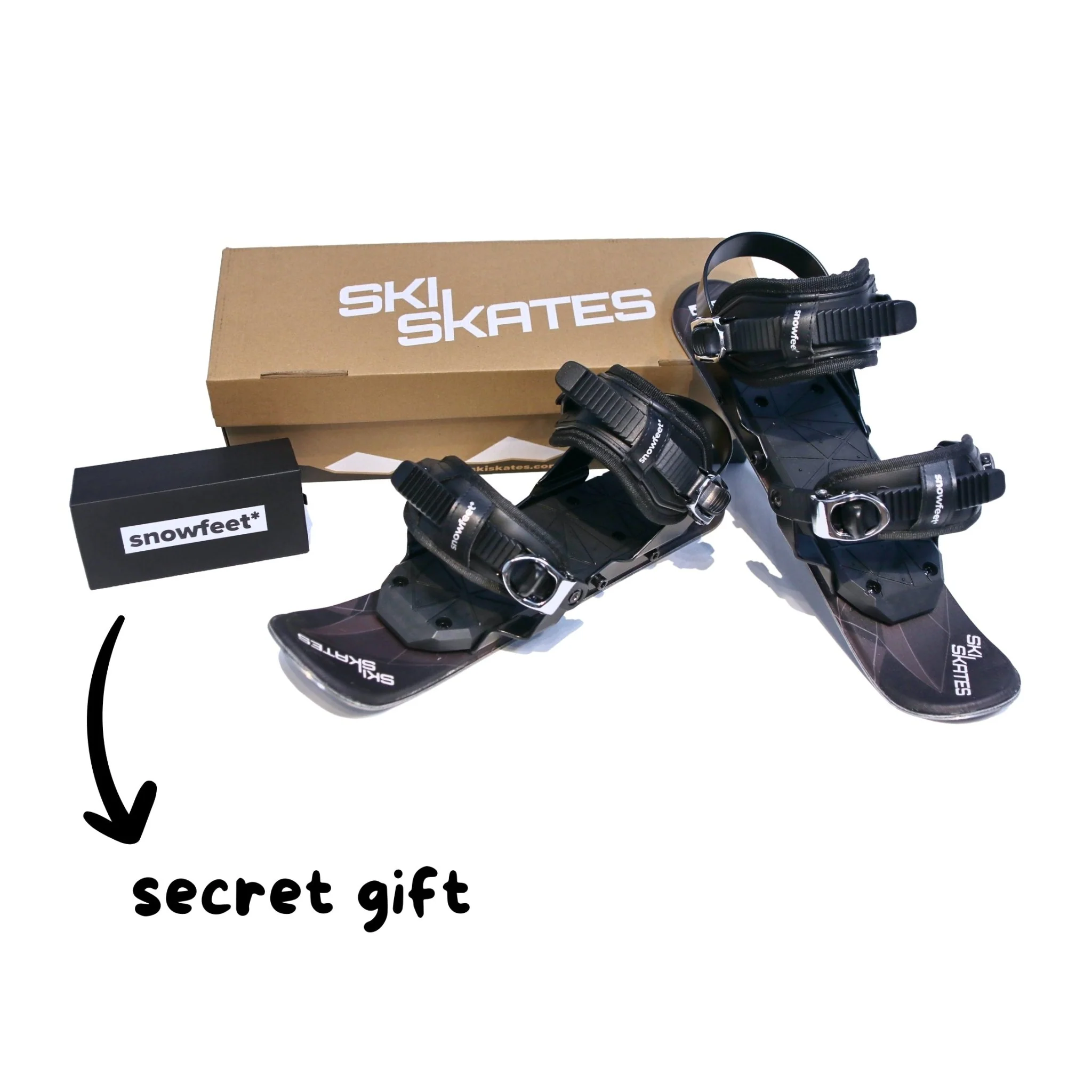Snowfeet* 44 CM | Skiskates | Skiblades Skiboards Snowblades | Snowboard Boots Model - Image 4