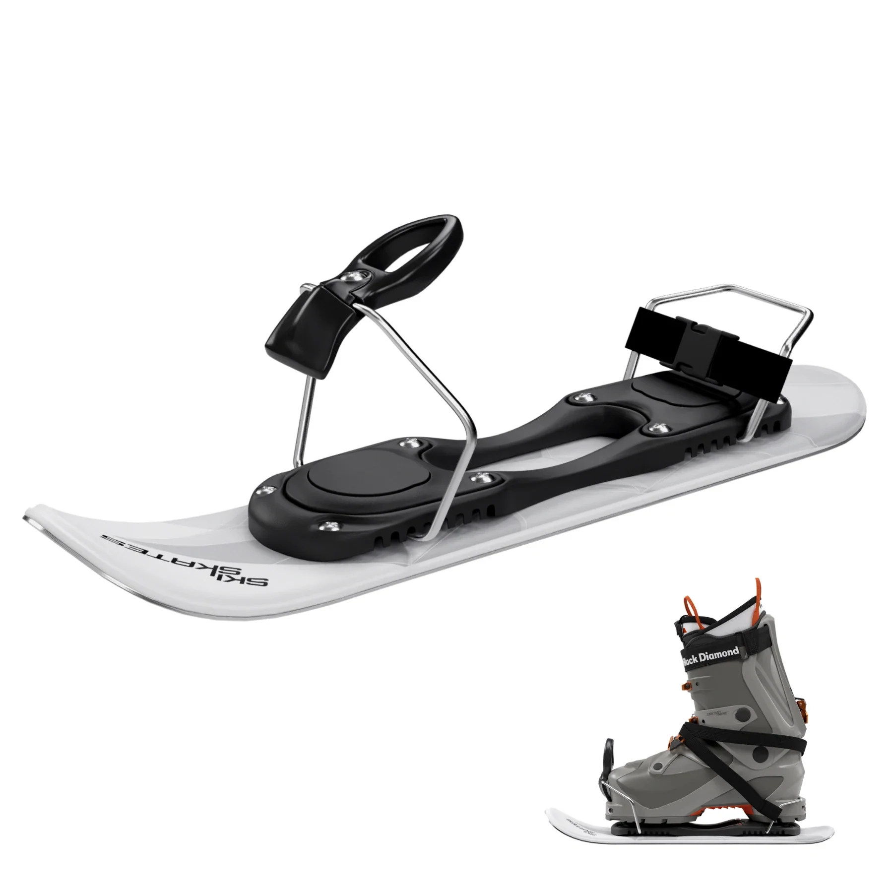 Snowfeet* 44 CM | Skiskates | Skiblades Skiboards Snowblades | Snowboard Boots Model - Image 52