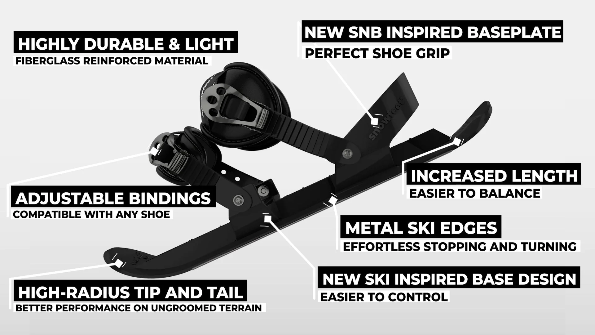 Snowfeet* 50 CM | Ski Skates - Image 9