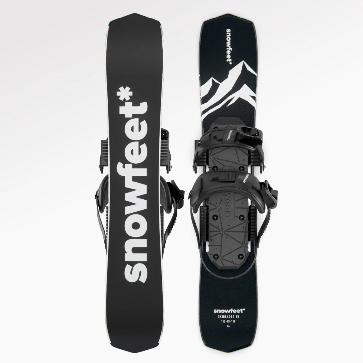 Snowfeet* 65 CM | Skiblades | Skiboards Snowblades Short Skis | SECRET SALE - Image 15