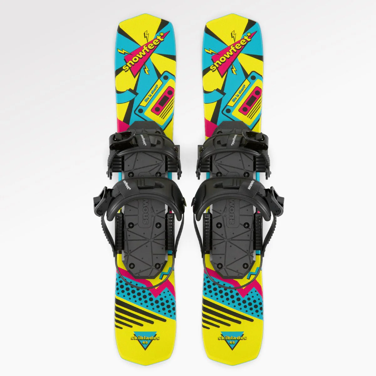 Snowfeet* 65 CM | Skiblades | Skiboards Snowblades Short Skis | SECRET SALE - Image 30