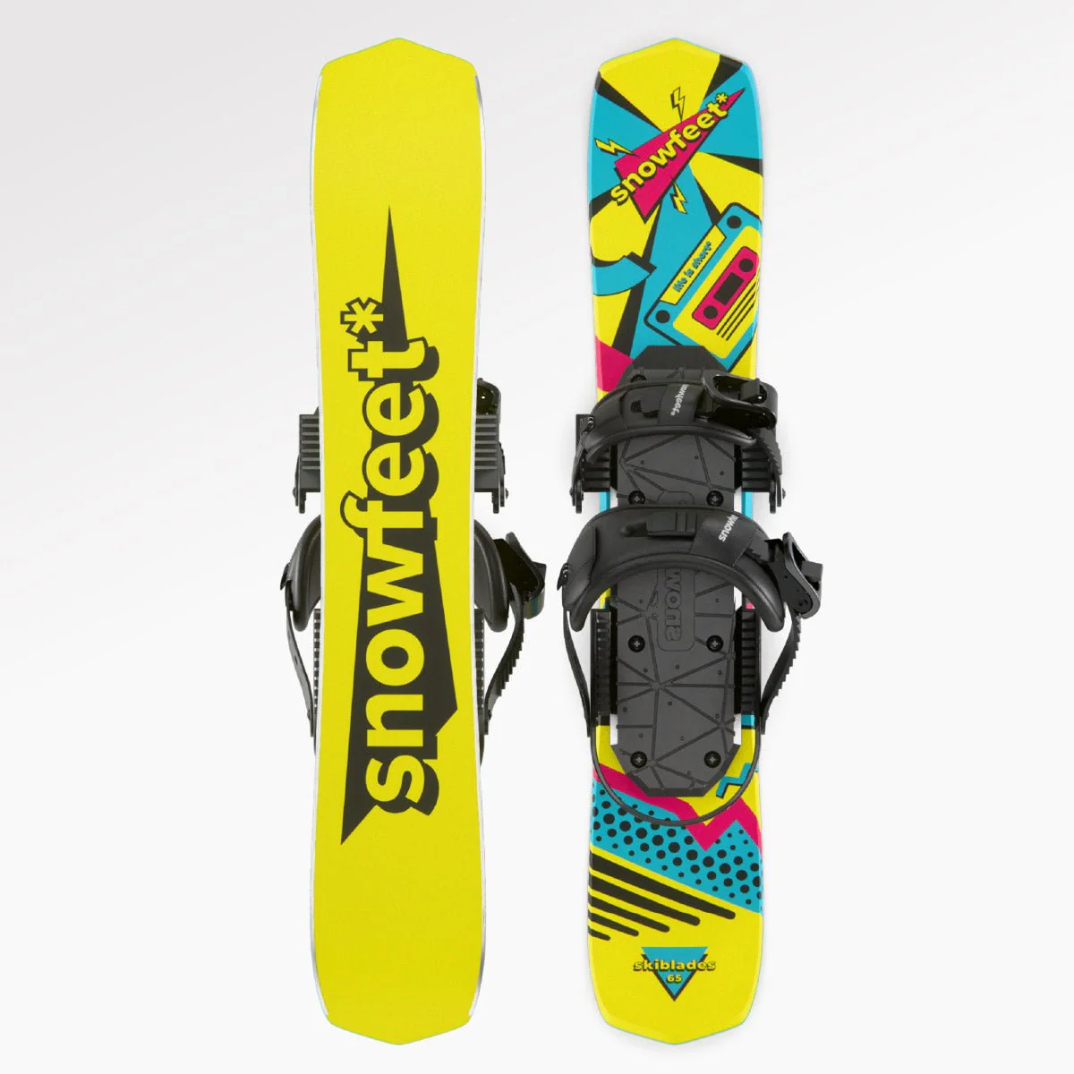 Snowfeet* 65 CM | Skiblades | Skiboards Snowblades Short Skis | SECRET SALE - Image 34
