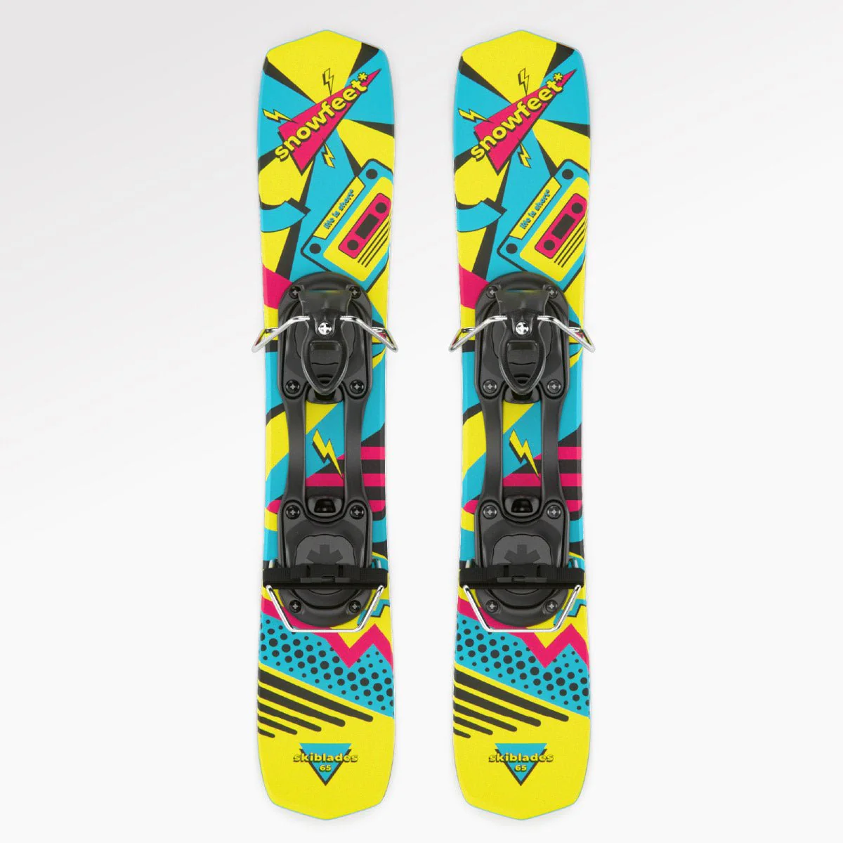 Snowfeet* 65 CM | Skiblades | Skiboards Snowblades Short Skis | SECRET SALE - Image 36
