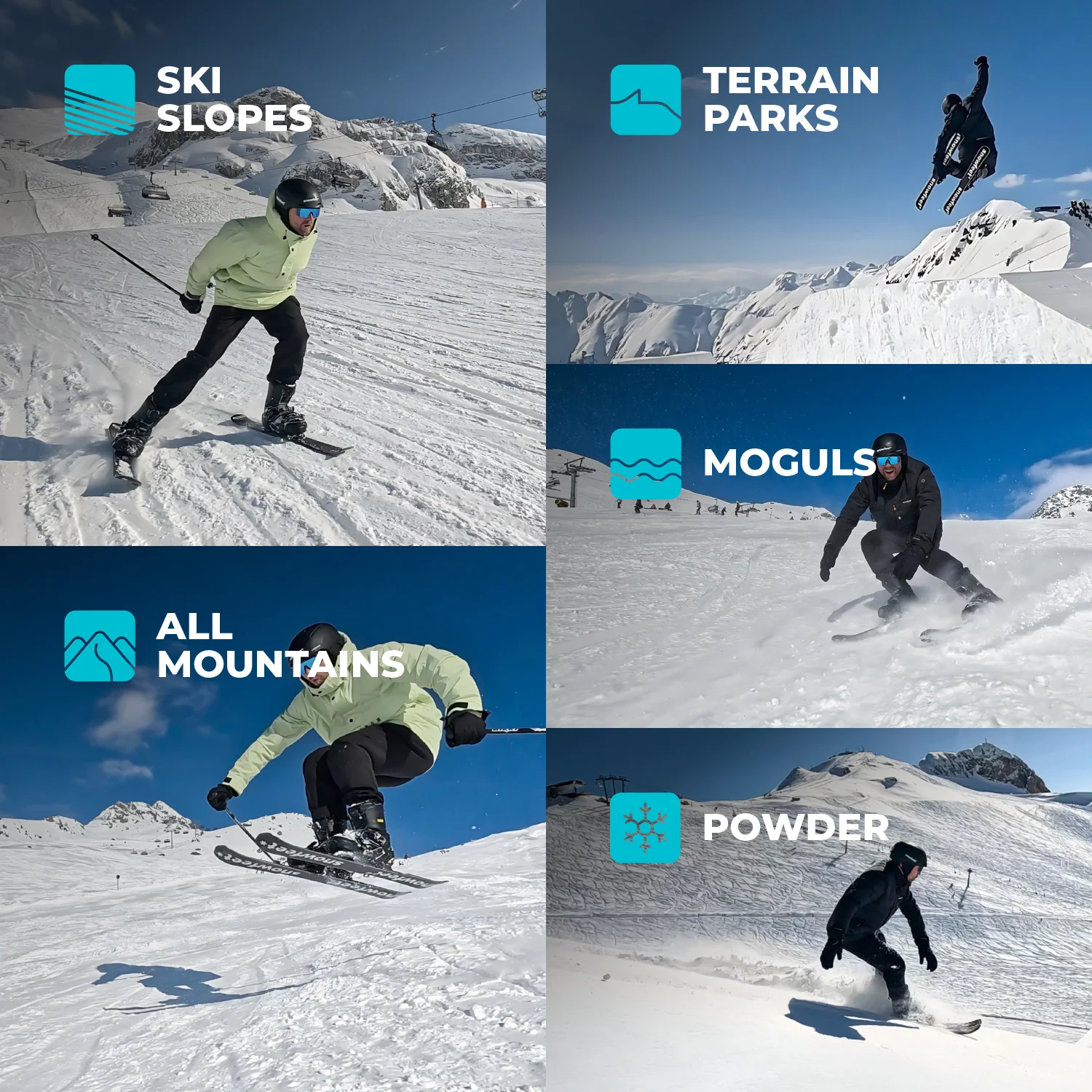 Snowfeet* 99 CM | Skiblades | Snowblades Skiboards Short Skis - Image 6