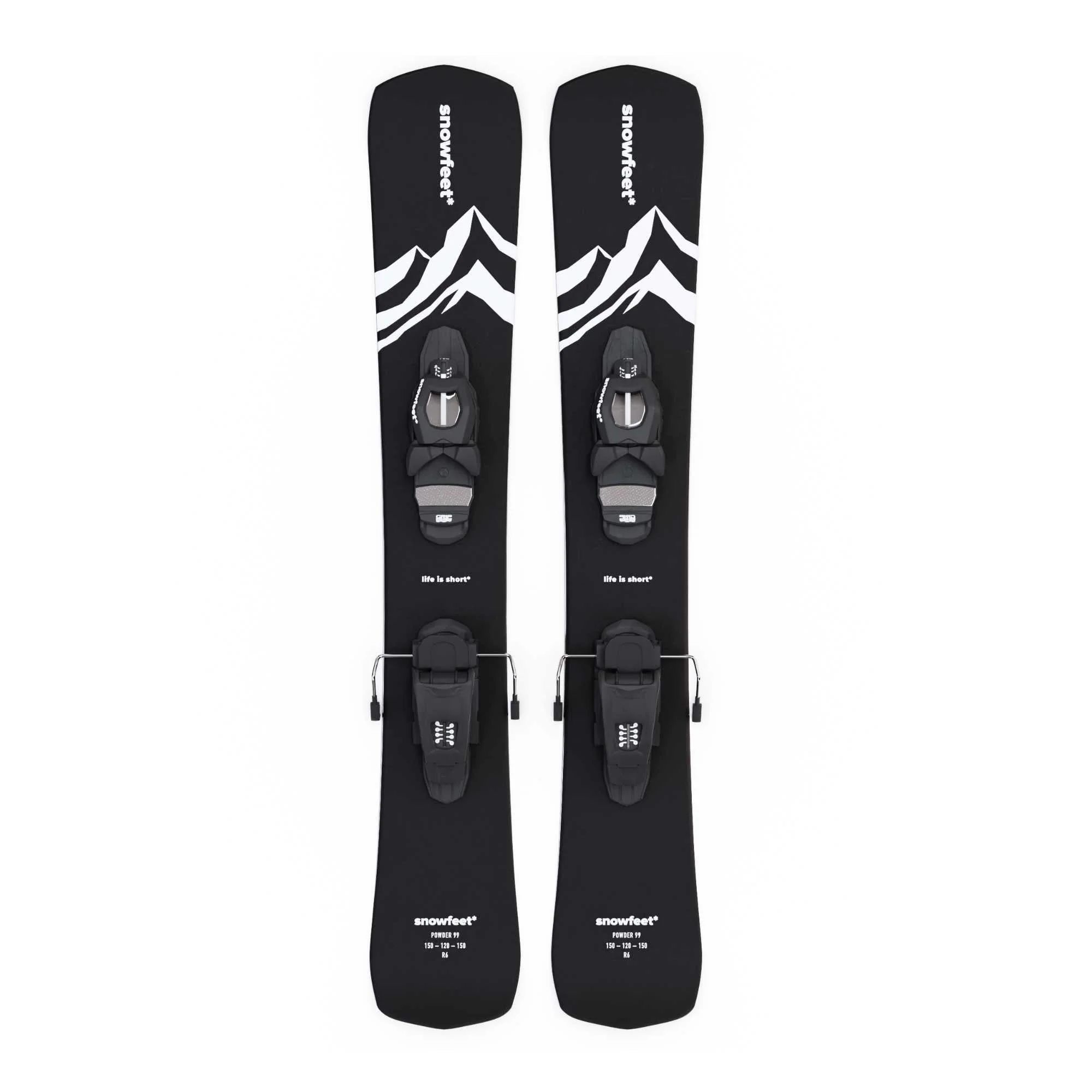Snowfeet* POWDER | 99 CM | Skiboards Skiblades Snowblades Short Skis - Image 15