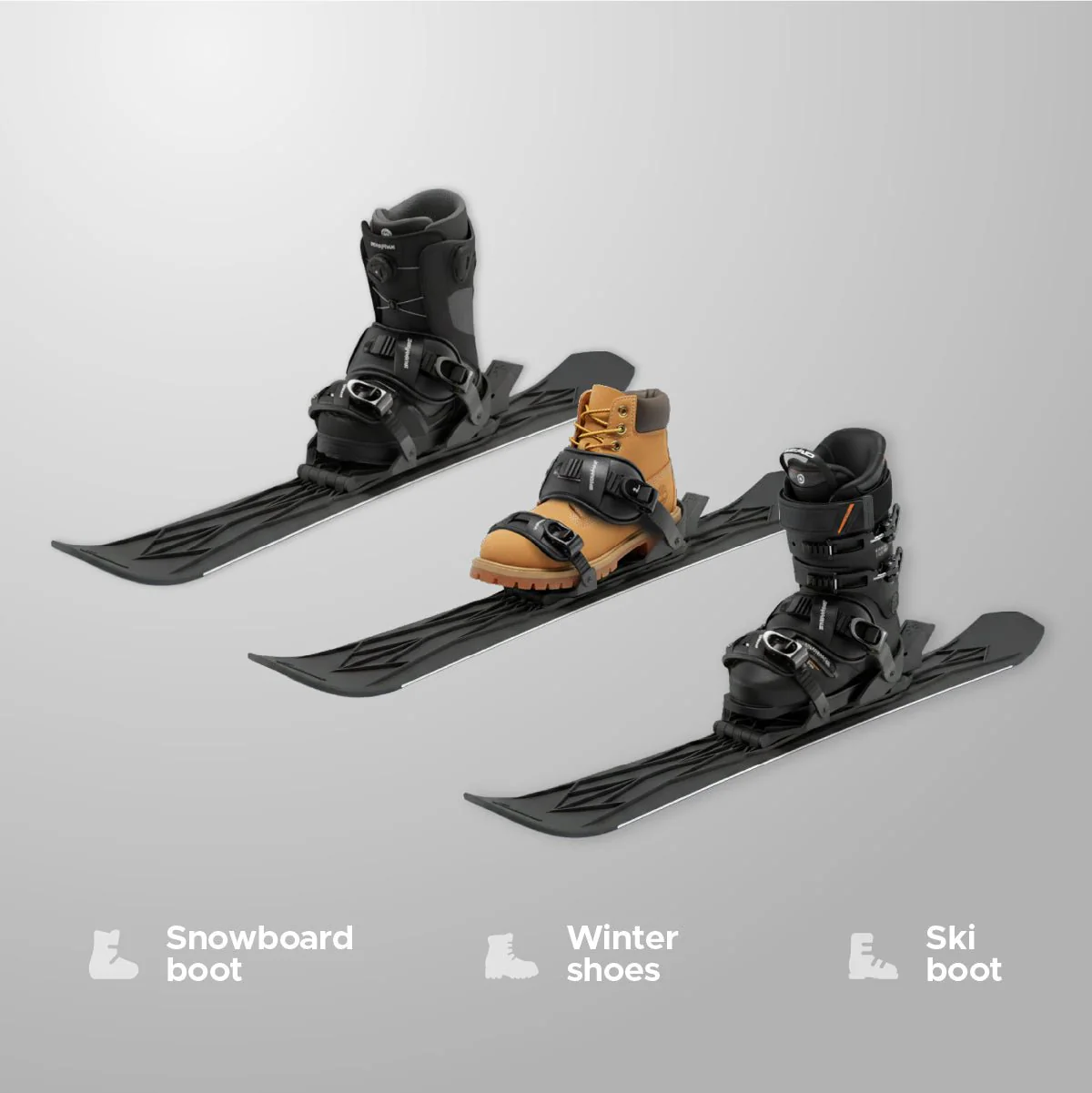 Snowfeet* WALKSKI Backcountry Touring Skis | 100 CM - Image 19