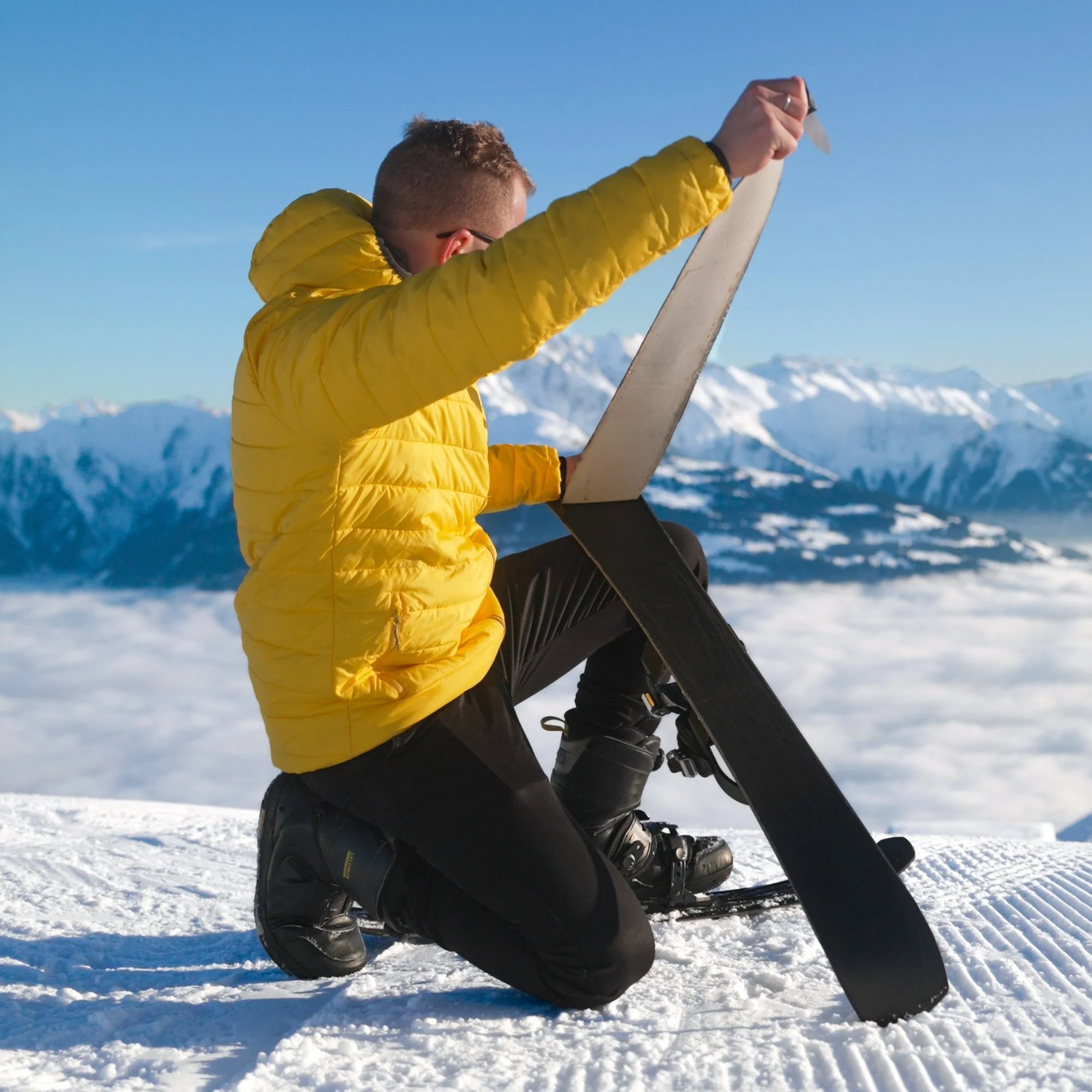 Snowfeet* WALKSKI Backcountry Touring Skis | 100 CM - Image 8